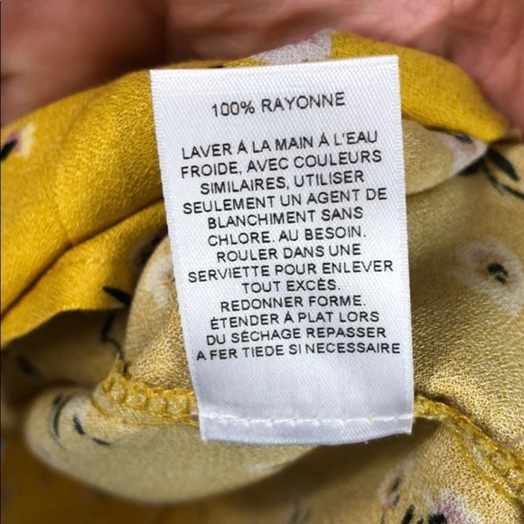 Flutter Midi Dress Tie Back Gold Floral - Picture 7 of 8